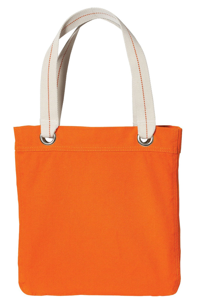 Heavy Canvas tote Bag With Natural Color handle , Cheap Canvas Bag