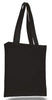 BAGANDTOTE CANVAS TOTE BAG BLACK Cheap Canvas Tote Bag / Book Bag with Gusset
