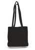 BAGANDTOTE CANVAS TOTE BAG BLACK Custom Large Value Messenger Canvas Tote Bags
