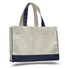 BAGANDTOTE CANVAS TOTE BAG Cotton Canvas Tote Bag with Inside Zipper Pocket