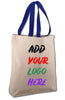 CUSTOM COTTON CANVAS TOTE BAGS WITH CONTRAST HANDLES