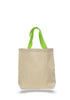 BAGANDTOTE CANVAS TOTE BAG Custom Heavy Cotton Canvas Tote Bag With Contrast Handles