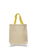 BAGANDTOTE CANVAS TOTE BAG Custom Heavy Cotton Canvas Tote Bag With Contrast Handles