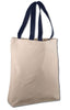 BAGANDTOTE CANVAS TOTE BAG Custom Heavy Cotton Canvas Tote Bag With Contrast Handles