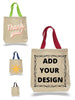 BAGANDTOTE CANVAS TOTE BAG Custom Heavy Cotton Canvas Tote Bag With Contrast Handles