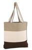 BAGANDTOTE CANVAS TOTE BAG Custom Tri Color Promotional  Canvas Tote Bag