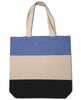 BAGANDTOTE CANVAS TOTE BAG Custom Tri Color Promotional  Canvas Tote Bag