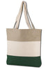 BAGANDTOTE CANVAS TOTE BAG Custom Tri Color Promotional  Canvas Tote Bag