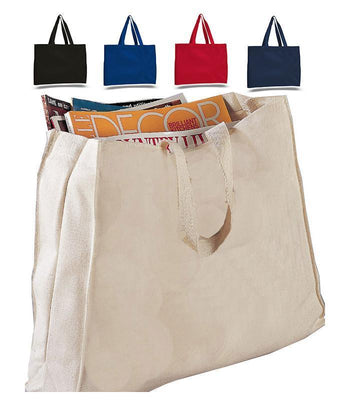 BAGANDTOTE CANVAS TOTE BAG Full Gusset Heavy Cheap Canvas Tote Bags