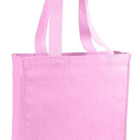 BAGANDTOTE CANVAS TOTE BAG LIGHT PINK Cheap Canvas Tote Bag / Book Bag with Gusset