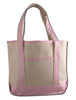 BAGANDTOTE CANVAS TOTE BAG LIGHT PINK SMALL HEAVY CANVAS TOTE BAG