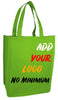 CUSTOM HEAVY SHOPPER CANVAS TOTE BAG