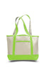 BAGANDTOTE CANVAS TOTE BAG LIME SMALL HEAVY CANVAS TOTE BAG