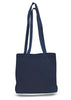 BAGANDTOTE CANVAS TOTE BAG NAVY Custom Large Value Messenger Canvas Tote Bags
