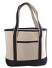 BAGANDTOTE CANVAS TOTE BAG NAVY SMALL HEAVY CANVAS TOTE BAG