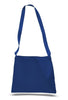 BAGANDTOTE CANVAS TOTE BAG ROYAL Small Messenger Canvas Tote Bag with Long Straps