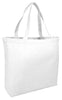BAGANDTOTE CANVAS TOTE BAG WHITE Large Heavy Canvas Tote Bags with Hook and Loop Closure
