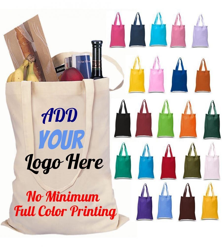 Custom Cotton Tote Bag Printing