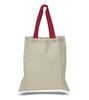 BAGANDTOTE COTTON TOTE BAG Custom Cotton Tote Bag Color Handles