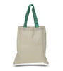 BAGANDTOTE COTTON TOTE BAG Custom Cotton Tote Bag Color Handles