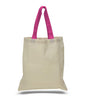 BAGANDTOTE COTTON TOTE BAG Custom Cotton Tote Bag Color Handles