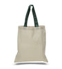 BAGANDTOTE COTTON TOTE BAG Custom Cotton Tote Bag Color Handles