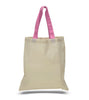 BAGANDTOTE COTTON TOTE BAG Custom Cotton Tote Bag Color Handles
