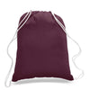 BAGANDTOTE COTTON TOTE BAG Economical Sport Cotton Drawstring Bag Cinch Packs