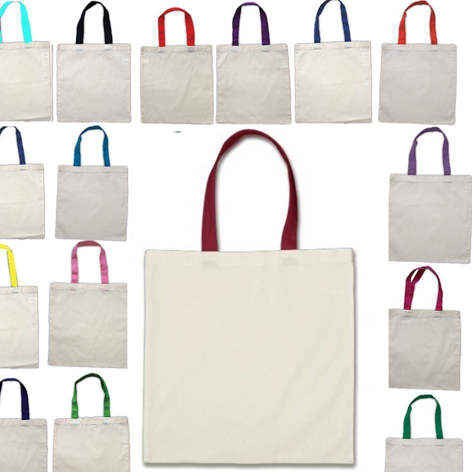 Tote Bag Economical Canvas Colors, 100% cotton,12 Each - Lime Green