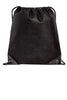 BAGANDTOTE DRAWSTRING BLACK Polypropylene Non-Woven Cinch Pack / Drawstring Bag