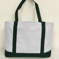 BAGANDTOTE TOTE BAG FOREST GREEN Grocery Shopping Tote Bag With Large Outside Pocket