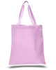 BAGANDTOTE TOTE BAG LIGHT PINK High Quality Promotional Canvas Tote Bags