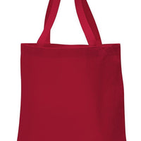 BAGANDTOTE TOTE BAG RED High Quality Promotional Canvas Tote Bags