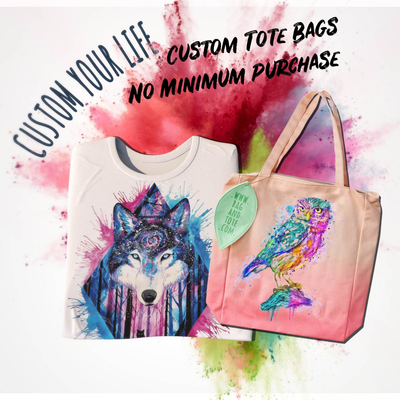 Custom Tote Bags No Minimum Purchase