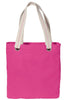 Bag Canvas Tote Bag PINK Heavy Canvas tote Bag With Natural Color handle