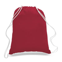 SET OF ( 12 ) DRAWSTRING BACKPACK 100% COTTON SHEETING