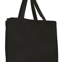 BAGANDTOTE CANVAS TOTE BAG BLACK Heavy Wholesale Canvas Tote bags With Full Gusset