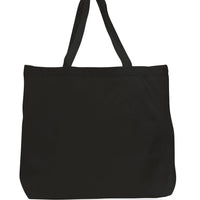 BAGANDTOTE CANVAS TOTE BAG BLACK Jumbo Canvas Wholesale Tote Bag with Long Web Handles
