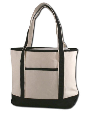 BAGANDTOTE CANVAS TOTE BAG BLACK SMALL HEAVY CANVAS TOTE BAG