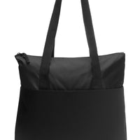 BAGANDTOTE CANVAS TOTE BAG BLACK Zip-Top Convention Polyester Canvas Tote Bag