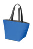 BAGANDTOTE Canvas Tote Bag BLUE Carry All Zip Polyester Canvas Tote Bag