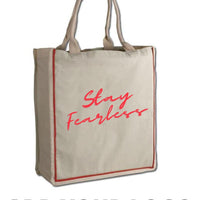 BAGANDTOTE CANVAS TOTE BAG Custom Canvas Color Stripe Tote Bag - Say goodbye to boring totes!