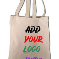 CUSTOM COTTON CANVAS TOTE BAGS WITH CONTRAST HANDLES