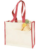 BAGANDTOTE CANVAS TOTE BAG Custom Heavy Canvas Tote Bag With Colored Trim