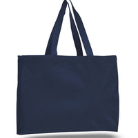 BAGANDTOTE CANVAS TOTE BAG Custom Heavy Canvas Web Handles Full Side and Bottom Gussets