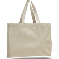 BAGANDTOTE CANVAS TOTE BAG Custom Heavy Canvas Web Handles Full Side and Bottom Gussets