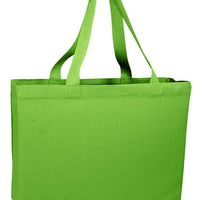 BAGANDTOTE CANVAS TOTE BAG Custom Heavy Canvas Web Handles Full Side and Bottom Gussets