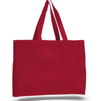 BAGANDTOTE CANVAS TOTE BAG Custom Heavy Canvas Web Handles Full Side and Bottom Gussets