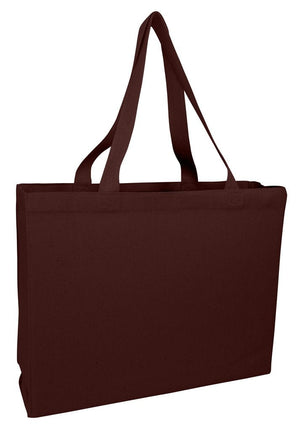 BAGANDTOTE CANVAS TOTE BAG Custom Heavy Canvas Web Handles Full Side and Bottom Gussets