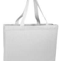 BAGANDTOTE CANVAS TOTE BAG Custom Heavy Canvas Web Handles Full Side and Bottom Gussets